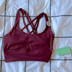 Forever21 Maroon sports bra